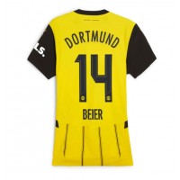 Borussia Dortmund Maximilian Beier #14 Domaci Dres za Ženska 2024-25 Kratak Rukav